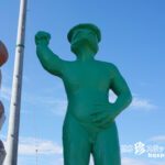 【B級スポット】家族と一緒に楽しんで：かっぱ像「家族」が浜を見守る珍スポット