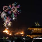 【奈良の冬】古都の夜景を幻想的に彩る花火と絶景