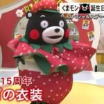【ベテラン】くまモン15周年誕生祭：グルメと仲間たちが彩る特別な一日