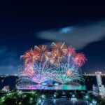 【花火イベント】桜島の絶景と音楽が共演！鹿児島の夜空を彩る芸術花火大会を楽しむ