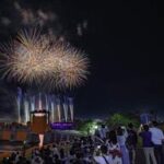 【9月27日北区花火会】秋の夜空に輝く500機のドローンの世界