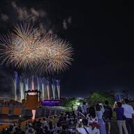 【9月27日北区花火会】秋の夜空に輝く500機のドローンの世界