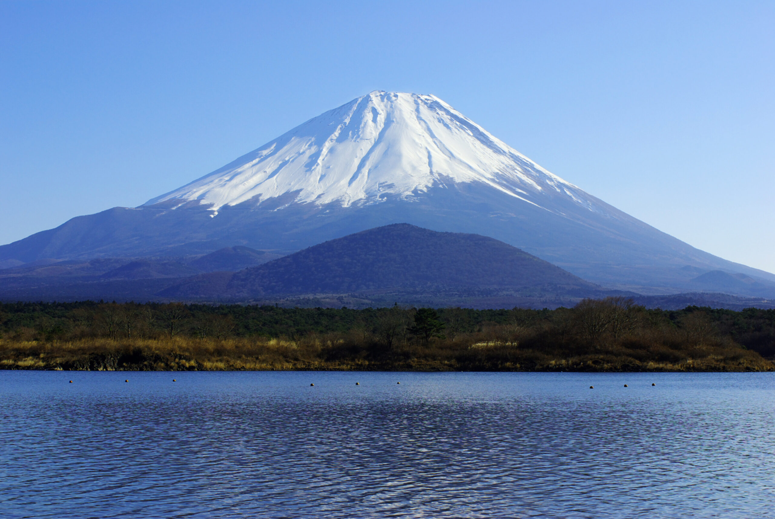 河口湖の船
