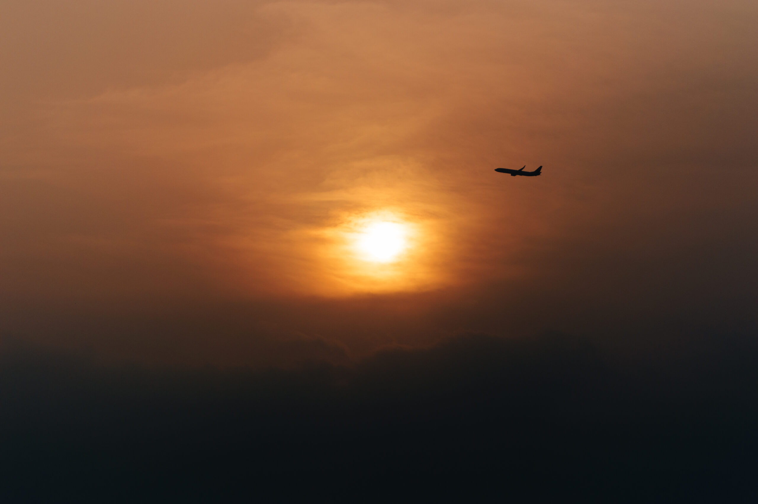空山基アーティストの独創的なデザインが施された航空機の機体