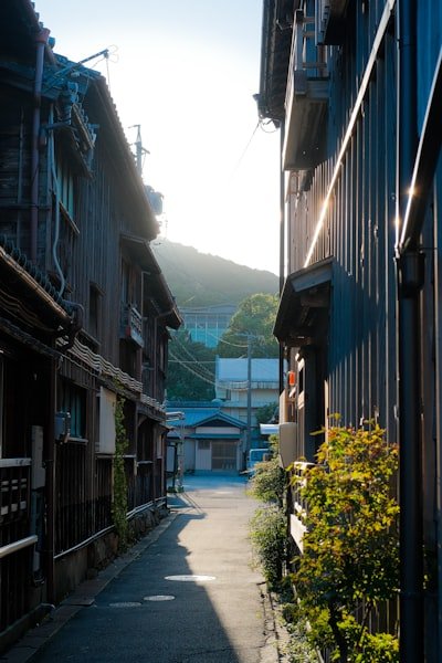 関宿の町家と瓦屋根の詳細